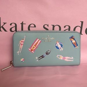 Kate Spade pool float large continental wallet
Poolside Multi